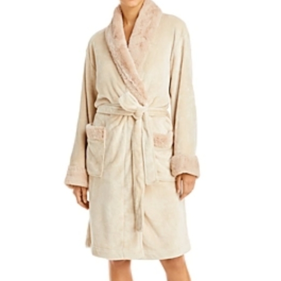 HUDSON PARK COLLECTION Hudson Park Faux Fur Robe - 100% Exclusive Bloomingdales - Picture 2 of 8